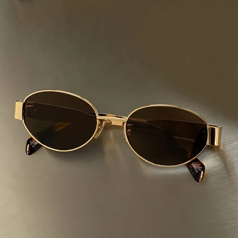 Óculos de Sol Steampunk Retrô Vintage UV400 em Metal