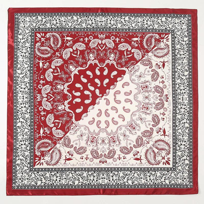 ✨ Lenço de Cetim Premium 90x90 cm – Elegância em Todas as Cores ✨