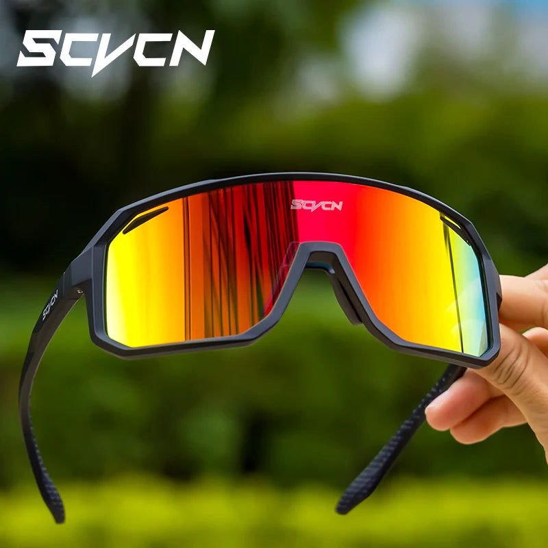 Óculos de Sol Esportivo SCVCN  UV400 para Ciclismo e Atividades ao Ar Livre