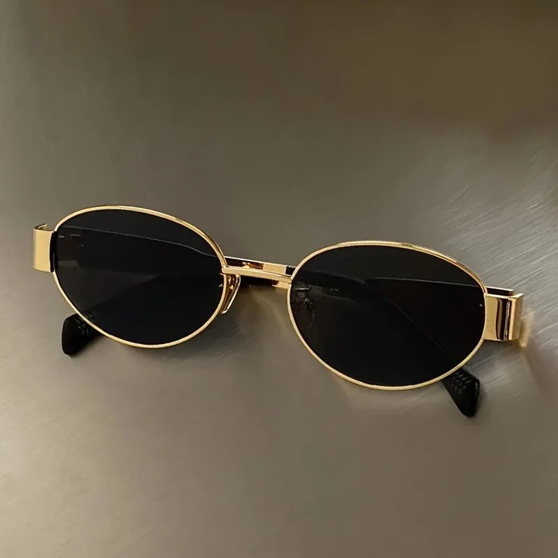 Óculos de Sol Steampunk Retrô Vintage UV400 em Metal