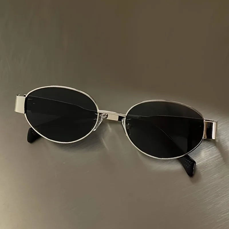 Óculos de Sol Steampunk Retrô Vintage UV400 em Metal