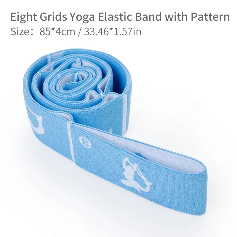 Faixas Elásticas de Resistência para Emagrecimento, Yoga e Pilates (8/10/12 Níveis)