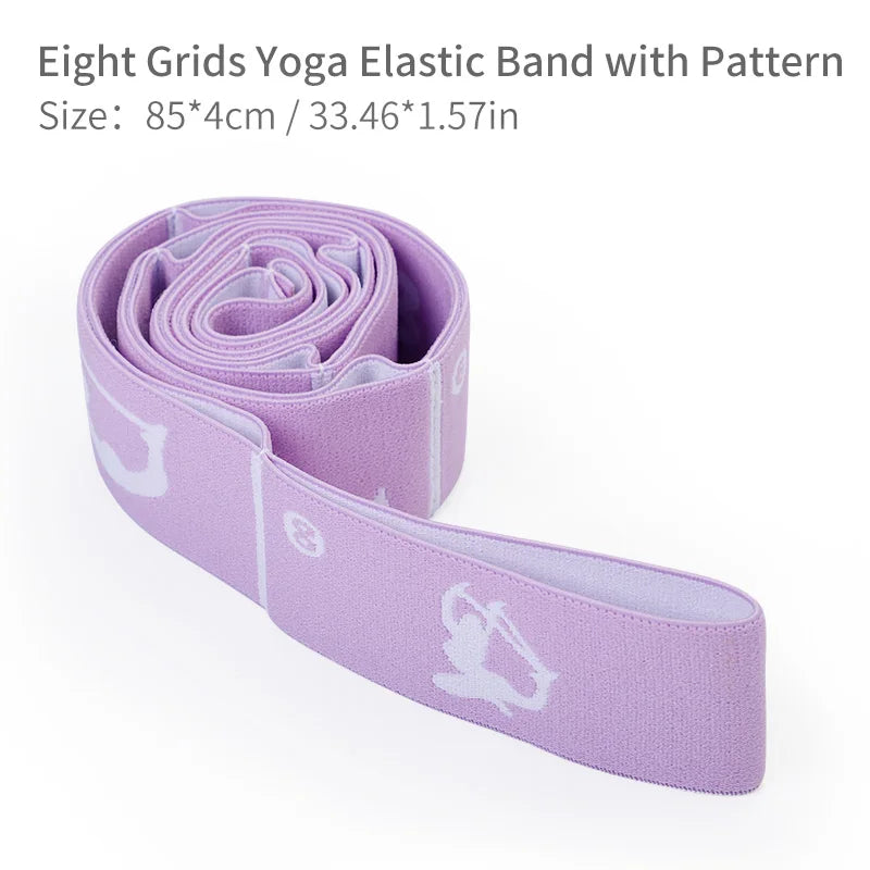 Faixas Elásticas de Resistência para Emagrecimento, Yoga e Pilates (8/10/12 Níveis)