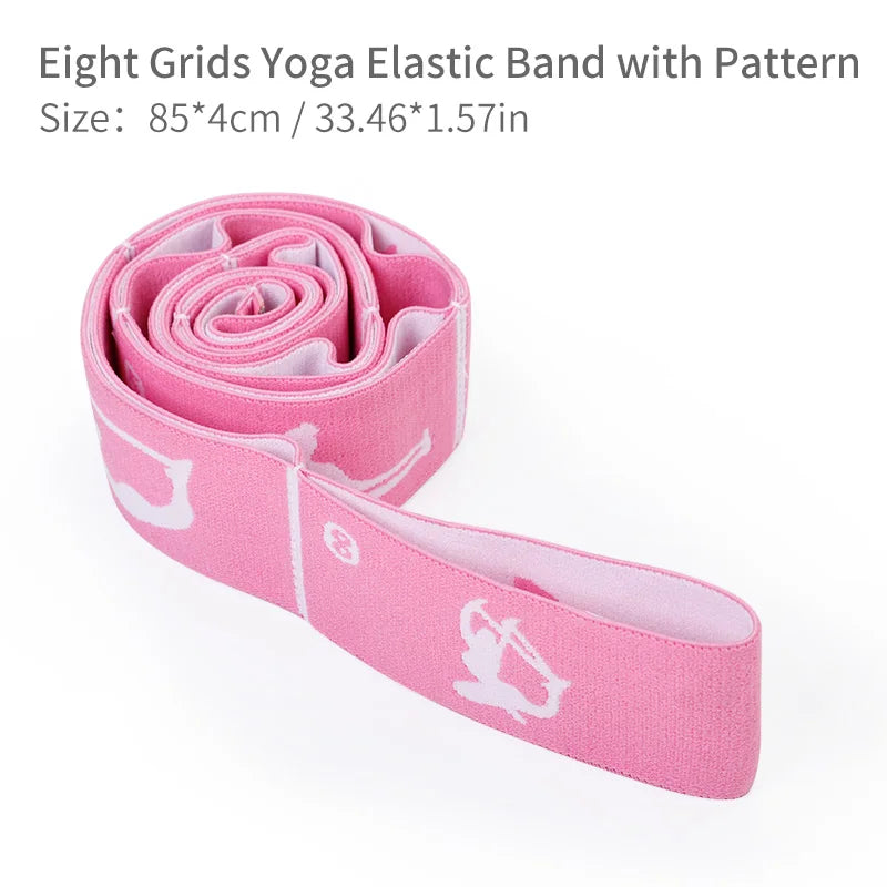 Faixas Elásticas de Resistência para Emagrecimento, Yoga e Pilates (8/10/12 Níveis)