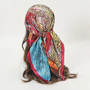 ✨ Lenço de Cetim Premium 90x90 cm – Elegância em Todas as Cores ✨