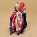 ✨ Lenço de Cetim Premium 90x90 cm – Elegância em Todas as Cores ✨