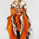 ✨ Lenço de Cetim Premium 90x90 cm – Elegância em Todas as Cores ✨